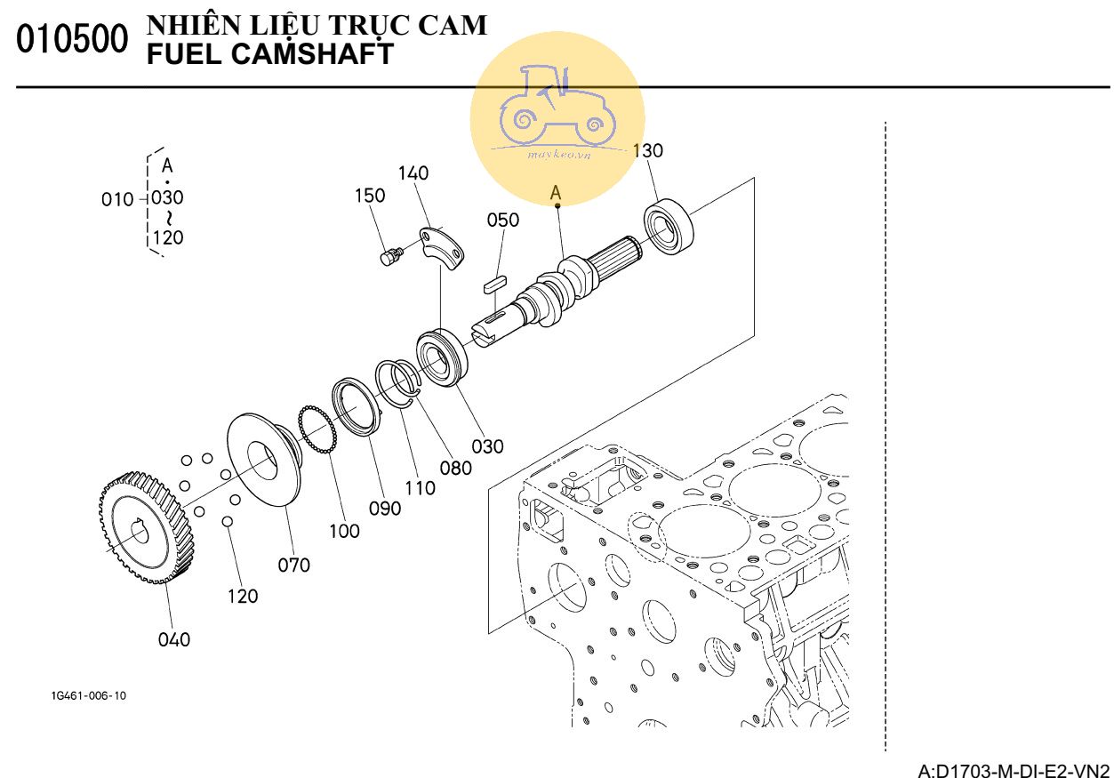 Trục cam nhiên liệu